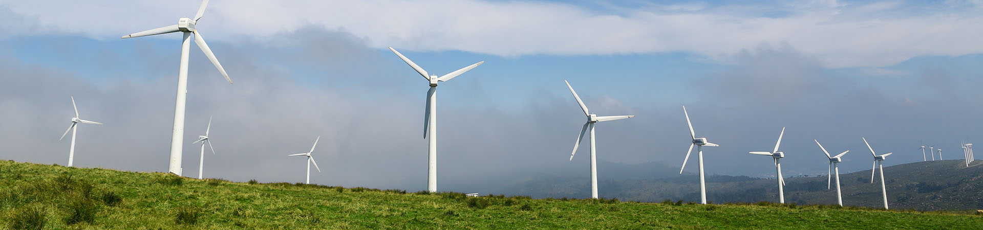 Picture of windmills to represent natural resources
